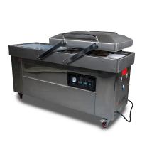 Напольная двухкамерная вакуум-упаковочная машина DZQ-700/2SB (нерж., газ)