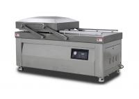 Напольная двухкамерная вакуум-упаковочная машина HVC-720S/2B-G (нерж., газ, электр. панель, 380В)